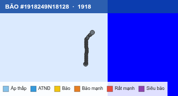 Quỹ đạo di chuyển của BÃO #1918249N18128 (1918)
